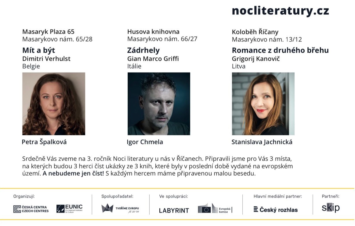 18. září – Noc literatury